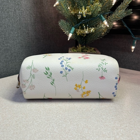 Coach wildflower boxy cosmetic case pouch - Picture 3 of 7